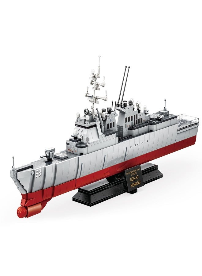 Mov stone Navy Destroyer Building Set, A Gift Compatible with Lego Sets for Boys 8-14 & Adults, Perfect for Military Enthusiasts and Builders Alike (600pcs) - Image 1